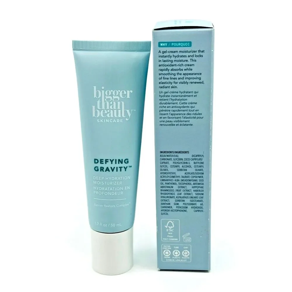 Bigger Than Beauty Defying Gravity Deep Hydration Moisturizer 1.7 fl oz *NEW